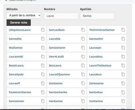 crear nombres para instagram.